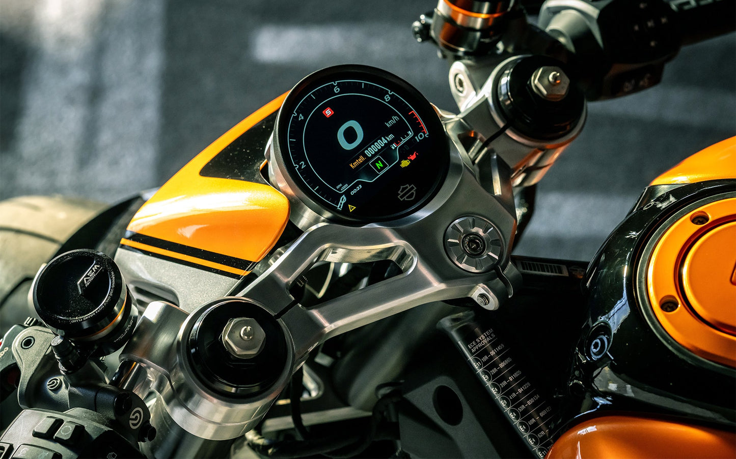 Harley-Davidson Sportster S 1250 front-end custom triple tree yokes clip-on caferacer NEW